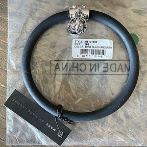 Marc Jacobs Black and Silver Bracelet